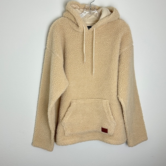 Brixton Cream Sherpa Hoodie - Picture 1 of 10